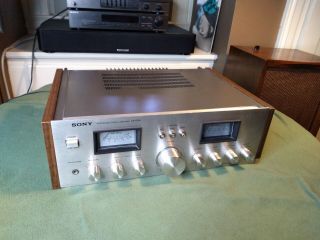 Rare Vintage Sony Integrated Stereo Amplifier Ta - F5a With Minor Issues