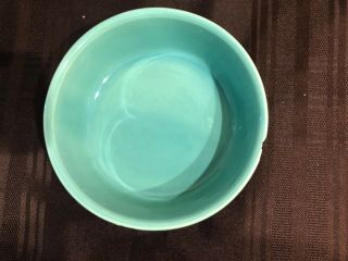 Vintage Bauer Pottery Cat Bowl 5 3/4” Hard To Find 3