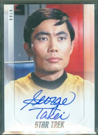 Star Trek Inflexions George Takei As Sulu Autograph Card