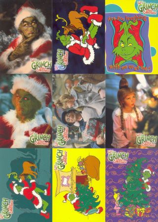 How The Grinch Stole Christmas Movie 2000 Dynamic Base Card Set Of 72,  27