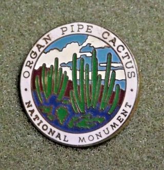 Organ Pipe Cactus National Monument Lapel Pin Travel Souvenir Arizona Us Park