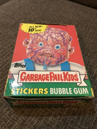 Vintage Garbage Pail Kids 10th Series Box 48 Wax Packs 1987 Cards