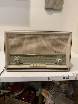Rare Vintage Saba 90 / 11k Tube Radio Germany 1958 - 59 Am / Fm / Sw