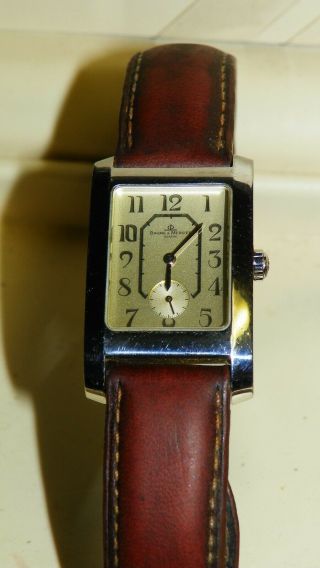 Baume Et Mercier Hampton Mvo45063 Vintage Swiss Quartz Watch In Good Cond