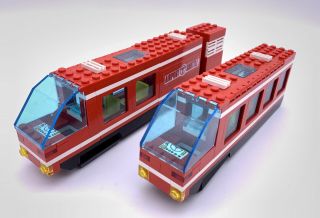 Lego Airport Shuttle Monorail Set (6399) Train Cars And Motor - - Vintage