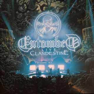 Entombed Clandestine Live Gatefold Limited Blue Colored Vinyl 2 Lp