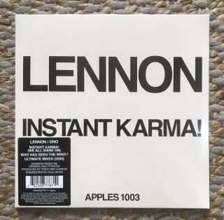 John Lennon Instant Karma 7” Vinyl Single Rsd 2020