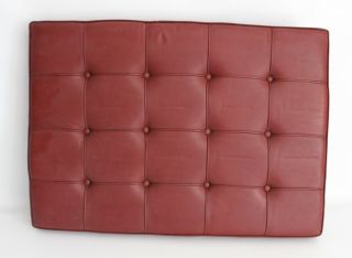 1972 Knoll Mies Van Der Rohe Barcelona Leather Chair Cushion Vtg Mid Century Dwr