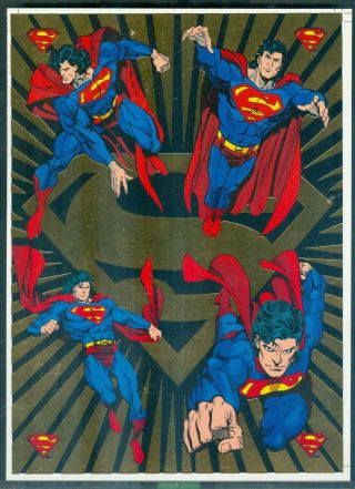 Return Of Superman (sp 1 - 4) Uncut Sheet