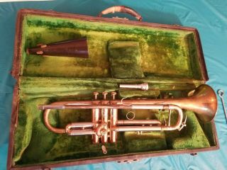 Vintage Rare Vintage Rudy Muck Trumpet And Case Jazz