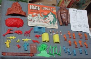 Vintage Mpc Multiple Toymakers King Kong Bobby Bond Playset Partial Box Top Incp