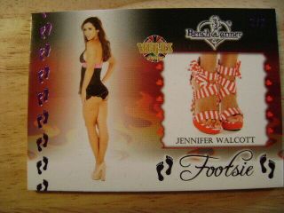 2020 Benchwarmer Vegas Jennifer Walcott Footsie Purple Ser 2/2 Playmate