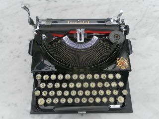 1938 Vintage Imperial Good Companion Typewriter,  Certificate