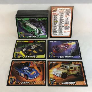 Hot Wheels Trading Card Set From 2010 By Enter - Play (1 - 89) Toy Info & Tracks