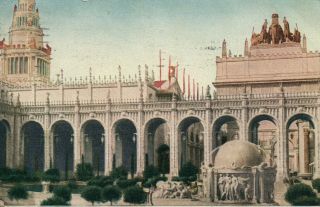 1915 Panama Pacific Exposition Expo San Francisco California Ca Vintage Postcard