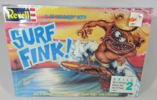Vintage 1990 Revell Surf Fink Hobby Model Kit Ed " Big Daddy " Roth -