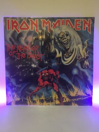 Number Of The Beast [lp] By Iron Maiden (1982) Emi With Seal