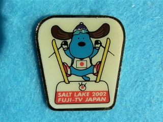 2002 Salt Lake City - Fuji Tv Media Pin