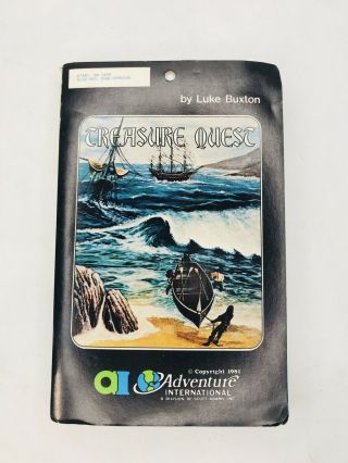 Treasure Quest Atari 400 Home Computers Adventure International Vintage Game
