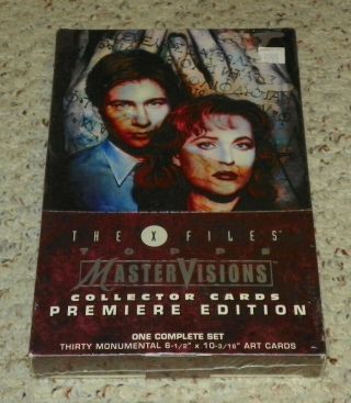 1995 Topps - The X Files Master Visions - Complete 30 Card Set / Factory Box