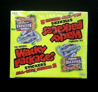 2005 Topps Wacky Packages All Series 2 Factory Box 24 Packs