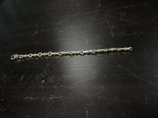 Vintage Tiffany & Co Silver Two Tone Bar Link Bracelet