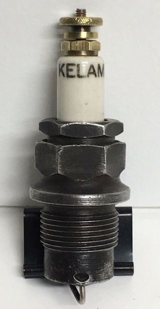 Very Rare Vintage Kelamp Spark Plug 7/8” Thread