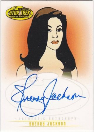 Star Trek The Series Art And Images A22 Sherry Jackson Andrea Autograph