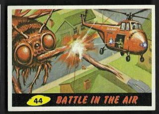 1962 Topps Mars Attacks 44 Battle In The Air Em -