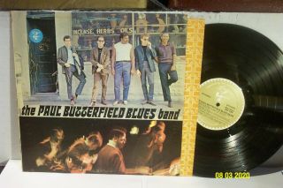 The Paul Butterfield Blues Band " S/t " Elektra Guitar Player Label Ex/nm