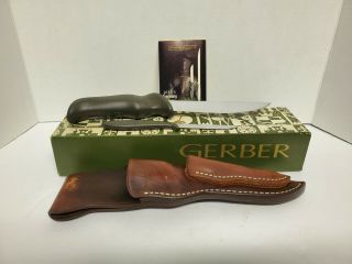 Gerber Magnum And Pixie Knife Set Vintage Old Stock Magnum Hunter Nos
