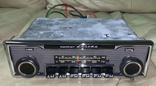 Vintage Becker Europa 466 Am/fm Radio - Not - From Collectors Estate