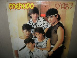 MENUDO Ayer Y Hoy FACTORY Vinyl LP 1985 IL7 - 7420 NoCut Ricky Martin 2