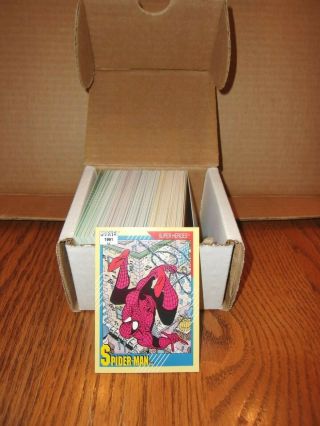 1991 Impel Marvel Universe Series Ii Trading Card Set - Base 162 Card Set