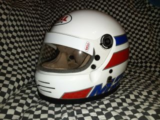 Vintage Bell M2 Pro Racing Helmet 7 3/8 Snell 85 Vgc