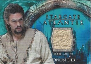 Stargate Heroes - Costume Card Jason Momoa As Ronon Dex