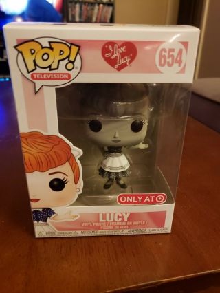 Target Exclusive Black & White I Love Lucy Funko Pop Dvd Bluray Complete Series