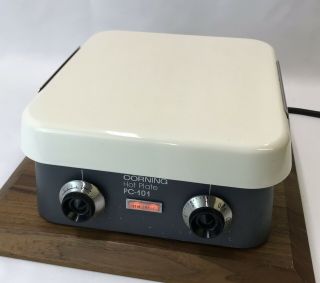 Vtg Corning Hot Plate Pc 101 Cond Laboratory Magnetic Stirrer Mixer