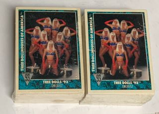 (1) 1993 Thee Dollhouses Of America Trading Cards 100 Card Complete Set