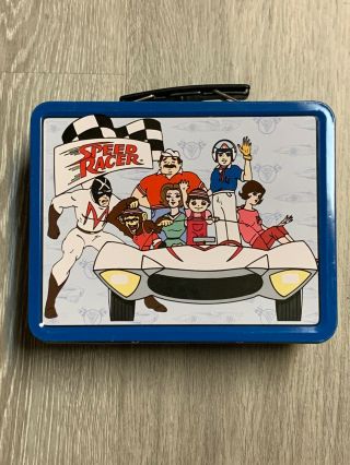 Vintage Speed Racer Metal Lunch Box 1998 The Tin Box Comp.