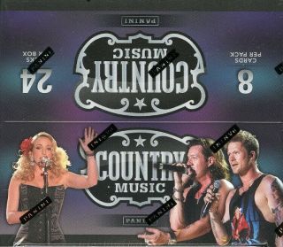 Panini Country Music Retail Trading Cards Box Blowout Cards