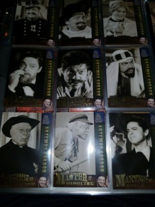 Wild Wild West Season 1 Master Of Disguise Chase Card Set 9 Cards M1 - M9