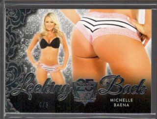 Michelle Baena 4/5 2019 Benchwarmer 25 Years Looking Back Butt Card
