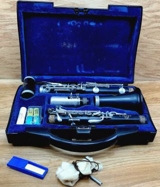 Buffet Crampon & Cie A Paris (b10) Vintage Clarinet With Case - Made In Germany