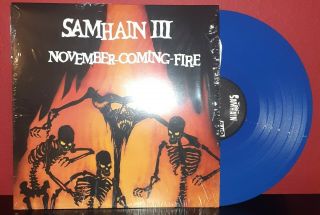 Samhain - November Coming Fire Lp Blue Vinyl Misfits Danzig Punk