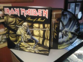 Iron Maiden Piece Of Mind Picture Disc Vinyl Emi Lp Gatefold Bruce Dickinson