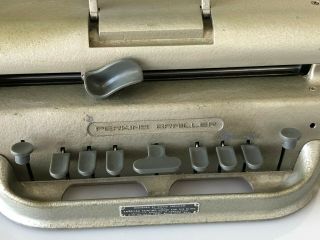 Vintage Perkins Brailler David Abraham Braille Typewriter With Cover 3
