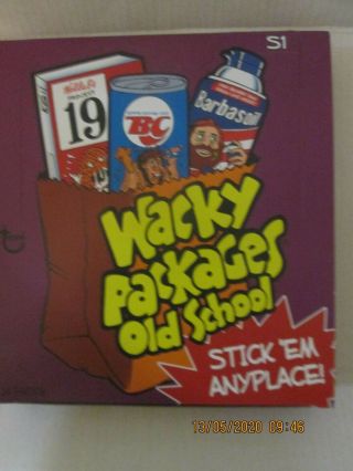 2009 Topps Wacky Packages Old School Series 1 Open Box 24 Packs