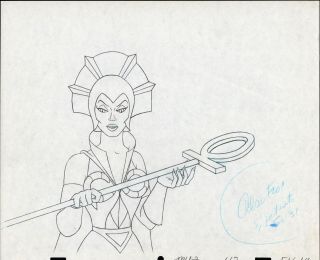He - Man and the Masters of the Universe Filmation production cel Evil Lyn 2