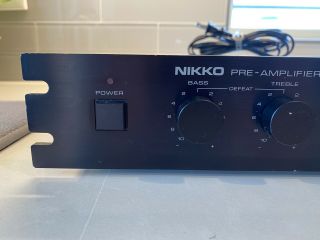 Vintage Nikko Pre - Amplifier BETA 20 Pre - amp 2